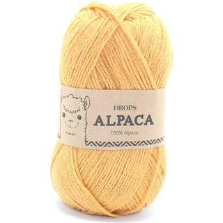 DROPS Alpaca 2923 Sennepsgul (Uni Colour) Indhold: 100% superfin alpaca Garngruppe: A (23 - 26 masker) / 5 ply / sport Vægt/længde: 50 g = ca. 167 meter Anbefalede pinde: 3 mm Strikkefasthed: 10 x 10 cm = 24 m x 32 p Håndvask, max 30°C / Tørres fladt / Kan filtes.