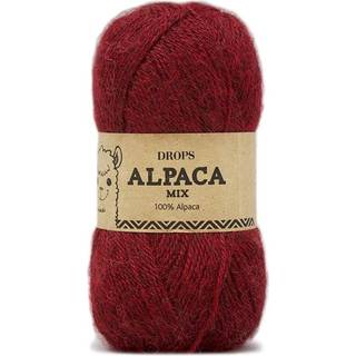 DROPS Alpaca 3650 Rødmeleret (Mix) Indhold: 100% superfin alpaca Garngruppe: A (23 - 26 masker) / 5 ply / sport Vægt/længde: 50 g = ca. 167 meter Anbefalede pinde: 3 mm Strikkefasthed: 10 x 10 cm = 24 m x 32 p Håndvask, max 30°C / Tørres fladt / Kan filtes.
