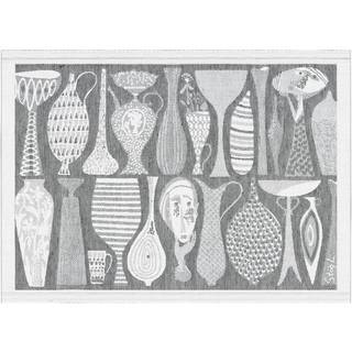 Ekelund Linneväveri Pottery dækkeserviet 35x48 cm Sort