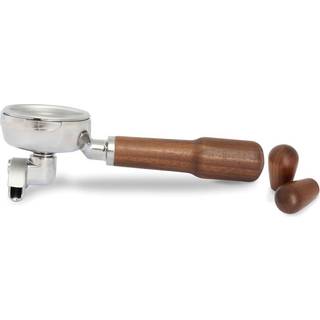 La Pavoni Portafilter Double Spout Inkl. Greb til La Pavoni Cellini Evolution & Botticelli Specialty Espressomaskiner Valnød