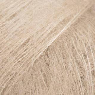 Drops Kid Silk garn - Lys sand
