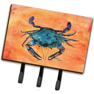 """" Caroline's Treasures 8097th68 Crab Leash eller Key Holder Large Multicolor """"