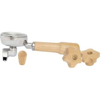 La Pavoni Portafilter Double Spout Inkl. Greb til La Pavoni Espressomaskiner Egetræ