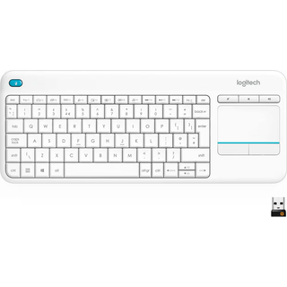 Logitech Wireless Touch tastatur K400 Plus (hvid) - På lager i butik