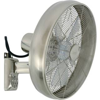 Beacon vægventilator Breeze kromfarvet/klar Ø 41 cm støjsvag