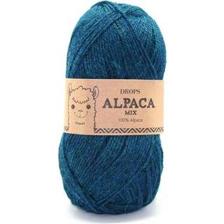 DROPS Alpaca 7240 Petrol (Mix) Indhold: 100% superfin alpaca Garngruppe: A (23 - 26 masker) / 5 ply / sport Vægt/længde: 50 g = ca. 167 meter Anbefalede pinde: 3 mm Strikkefasthed: 10 x 10 cm = 24 m x 32 p Håndvask, max 30°C / Tørres fladt / Kan filtes.