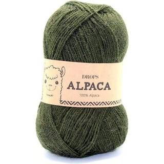 DROPS Alpaca 7895 Armygrøn (Uni Colour) Indhold: 100% superfin alpaca Garngruppe: A (23 - 26 masker) / 5 ply / sport Vægt/længde: 50 g = ca. 167 meter Anbefalede pinde: 3 mm Strikkefasthed: 10 x 10 cm = 24 m x 32 p Håndvask, max 30°C / Tørres fladt / Kan filtes.