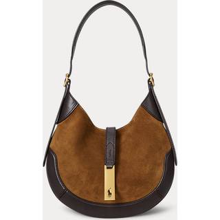 Polo Ralph Lauren ID Collection Small Hobo bag lysebrunt