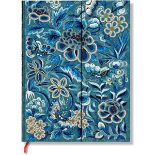 Blue Willow (Celebrate Hanfu) Ultra Lined Hardcover Journal (Wrap Closure)