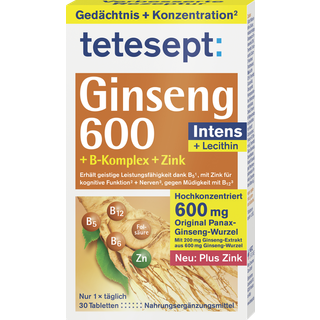 tetesept Ginseng 600 tabletter