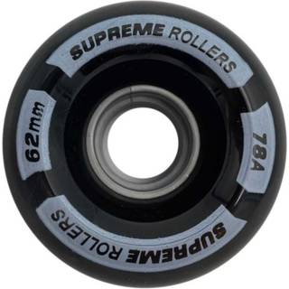 Supreme Rollers Side By Side Hjul 62mm/78A Sort 4-Pak