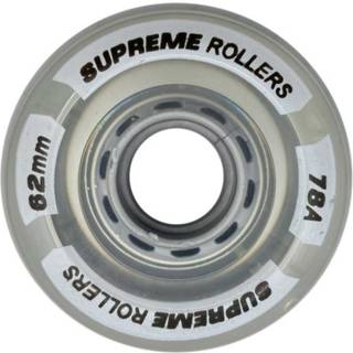 Supreme Rollers Quad Wheels 62mm/78A Clear 4-Pack