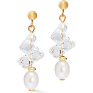 Coeur de Lion Ohrringe - Dancing Crystals & Pearls - 113621.1816.0 - weiß