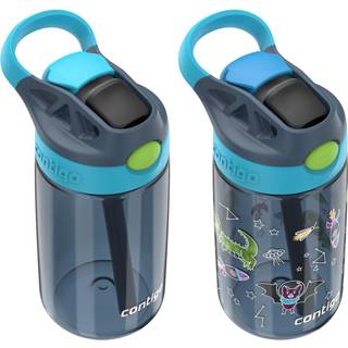 Contigo autospout vandflaske 14 oz pakke med to bl?b?r/bl? hindb?r og bl?b?r aften
