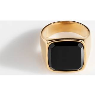 Northern Legacy Oversize Black Onyx Ring Gold