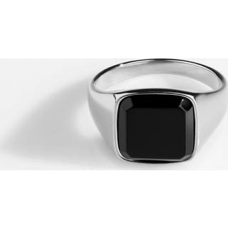 Northern Legacy Black Onyx Signature Ring Silver