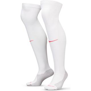 Knælange England Strike Away Nike Dri-FIT-fodboldstrømper - hvid - 42-46