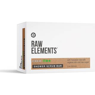 R? elementer Bruser Scrub Bar Coco Lime - Organisk rense