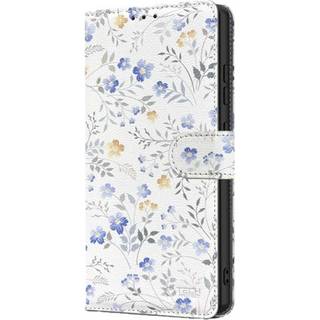 Samsung Galaxy A26 Tech-Protect Pungetui med Magnet og Stativ - Forårsblomster