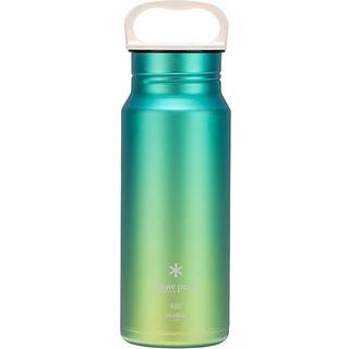 Snow Peak Titanium Aurora Bottle 600 Drikkeflaske størrelse 600 ml farve grøn/turkis