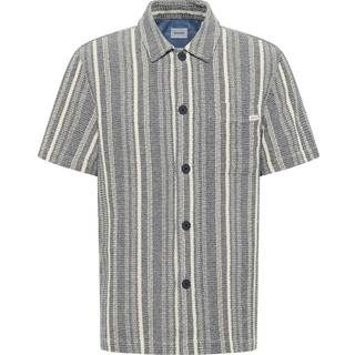 MUSTANG Herren Hemden blau gestreift