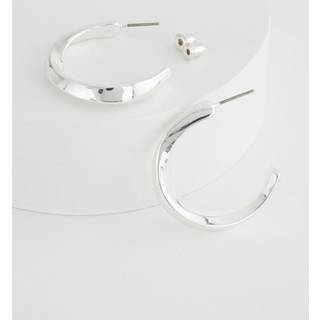 Next Silver Tone Twist Hoop Earrings