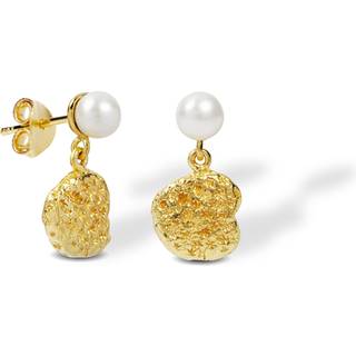 Blossom Copenhagen Sey Pearl øreringe i forgyldt med ferskvandsperle
