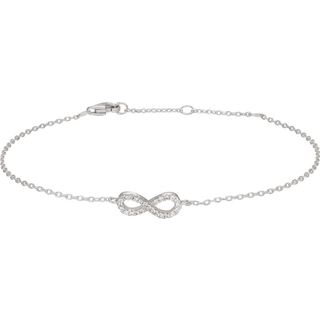 Joanli Nor - AGNANOR armbånd m. evighedstegn i sølv