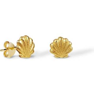 Blossom Copenhagen Sey Shell forgyldte øreringe