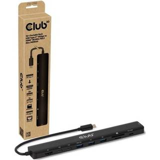 CLUB3D 10-1 Portable Dock USB Type-C® 10Gbps to HDMI™ 8K30Hz PD3.1 Max.140Watt