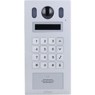 Dahua Sprechanlage DHI-VTO6222E-P Videogegensprechanlage mit hoher Auflösung und Smartphoneanruf, App gesteuert, professionelle Türsprechanlage - silber