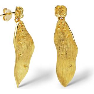 Blossom Copenhagen Sey Weed forgyldte øreringe