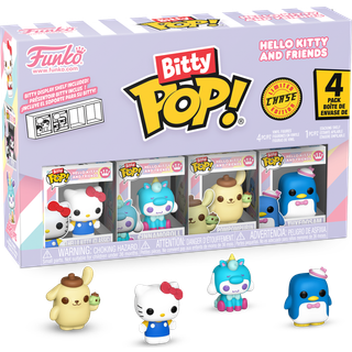 SANRIO - Bitty Pop 4 Pack 2.5cm - Hello Kitty