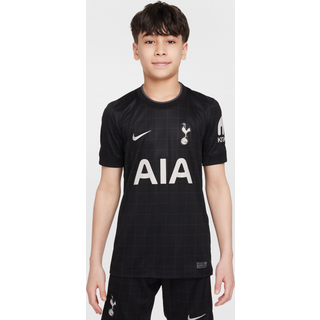 Tottenham Hotspur 2025/26 Stadium Away Nike Dri-FIT Replica-fodboldspillertrøje til større børn - sort - XL
