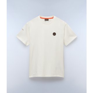 Napapijri Badge Logo T Shirt White