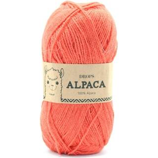 DROPS Alpaca 2915 Orange (Uni Colour) Indhold: 100% superfin alpaca Garngruppe: A (23 - 26 masker) / 5 ply / sport Vægt/længde: 50 g = ca. 167 meter Anbefalede pinde: 3 mm Strikkefasthed: 10 x 10 cm = 24 m x 32 p Håndvask, max 30°C / Tørres fladt / Kan filtes.