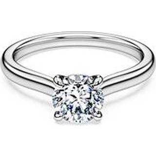 Eternity Solitärring, Im Labor gezüchtete Diamanten 1 ct tw, Runde Form, 18K Weißgold