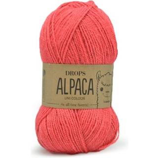 DROPS Alpaca 9022 Koral (Uni Colour) Indhold: 100% superfin alpaca Garngruppe: A (23 - 26 masker) / 5 ply / sport Vægt/længde: 50 g = ca. 167 meter Anbefalede pinde: 3 mm Strikkefasthed: 10 x 10 cm = 24 m x 32 p Håndvask, max 30°C / Tørres fladt / Kan filtes.