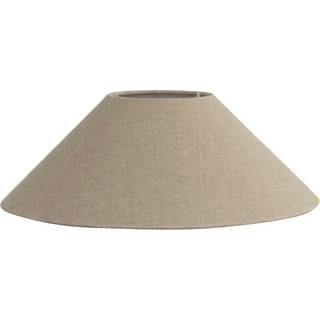 Watt & Veke Basic Lampeskærm Flad 42 Cm Naturlig - Lampeskærme Hør Natural - B42/77/00