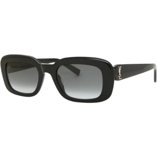 SAINT LAURENT Kvinde SL M130/F 002 Solbriller Acetat Sort Grå Firkantet Normal Skygge