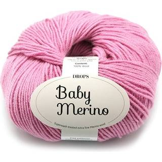DROPS BABY Merino 27 Gammelrosa (Uni Colour) Indhold: 100% extra fine Merino uld Garngruppe: A (23 - 26 masker) / 5 ply / sport Vægt/længde: 50 gram = ca. 175 meter Anbefalede pinde: 3 mm Strikkefasthed: 10 x 10 cm = 24 m x 32 p Maskinvask, Finvask 40ºC / Brug aldrig skyllemiddel / Tørres fladt.