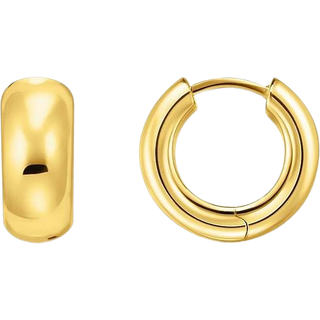 Thomas Sabo CR741-413-39 Bold - Vergoldete Mini-Chunky Creolen 16,0 mm Damen