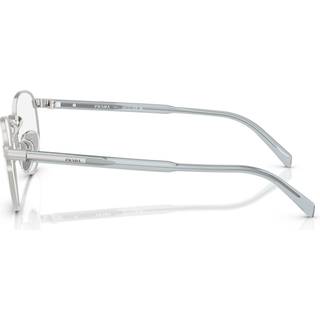 Prada Mand PR B52V 29B1O1 Optiske stel Metal Sølv Transparent Pantos Normal
