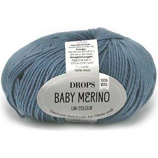 DROPS BABY Merino 42 Petrol (Uni Colour) Indhold: 100% extra fine Merino uld Garngruppe: A (23 - 26 masker) / 5 ply / sport Vægt/længde: 50 gram = ca. 175 meter Anbefalede pinde: 3 mm Strikkefasthed: 10 x 10 cm = 24 m x 32 p Maskinvask, Finvask 40ºC / Brug aldrig skyllemiddel / Tørres fladt.