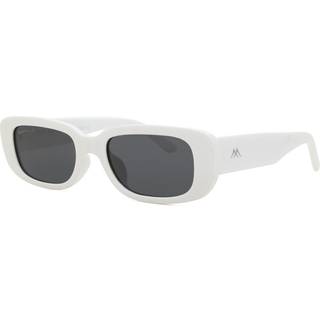Montana Briller MP65 Polarized MP65B 52 Solbriller Kvinder Hvid - White - 52mm