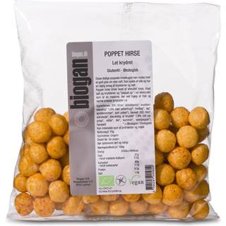 Biogan Poppet hirsekugler Ø let krydrede (75 g)