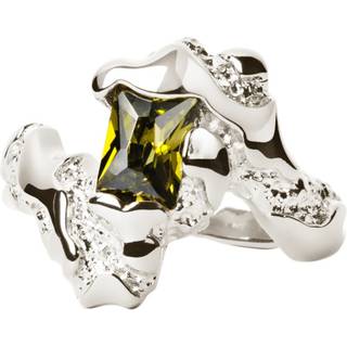 Camille Brinch Big Contrast Ring Sølv - 56