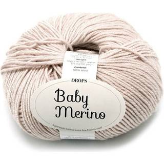 DROPS BABY Merino 23 Lys Beige (Mix) Indhold: 100% extra fine Merino uld Garngruppe: A (23 - 26 masker) / 5 ply / sport Vægt/længde: 50 gram = ca. 175 meter Anbefalede pinde: 3 mm Strikkefasthed: 10 x 10 cm = 24 m x 32 p Maskinvask, Finvask 40ºC / Brug aldrig skyllemiddel / Tørres fladt.