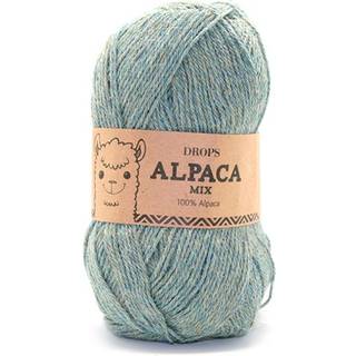 DROPS Alpaca 7323 Havbrise (Mix) Indhold: 100% superfin alpaca Garngruppe: A (23 - 26 masker) / 5 ply / sport Vægt/længde: 50 g = ca. 167 meter Anbefalede pinde: 3 mm Strikkefasthed: 10 x 10 cm = 24 m x 32 p Håndvask, max 30°C / Tørres fladt / Kan filtes.