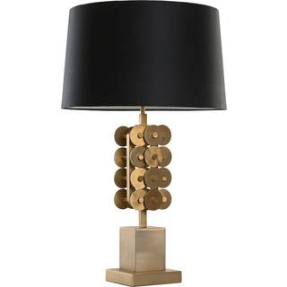 Bordlampe Home ESPRIT Sort Gylden 50 W 220 V